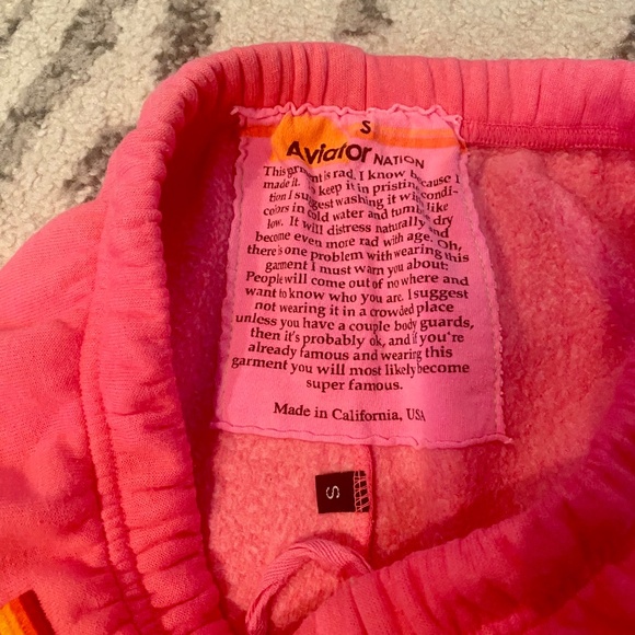 Aviator nation Pink Sweatpants - Picture 3 of 4